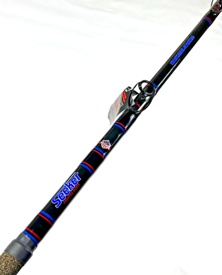Seeker G 95-9.5' CT Black Steel Graphite 30-60Lb Live Bait 9.5FT Fishing Rod USA | eBay Seeker G 95-9.5' CT Black Steel Graphite 30-60Lb Live Bait 9.5FT Fishing Rod USA | eBay