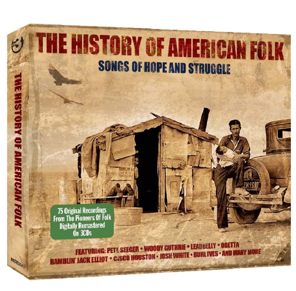 The History Of American Folk 3-CD NEW SEALED Pete Seeger/Woody Guthrie/Odetta+