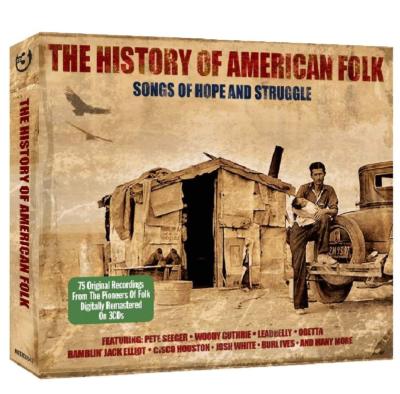 The History Of American Folk 3-CD NEU VERSIEGELT Pete Seeger/Woody Guthrie/Odetta+