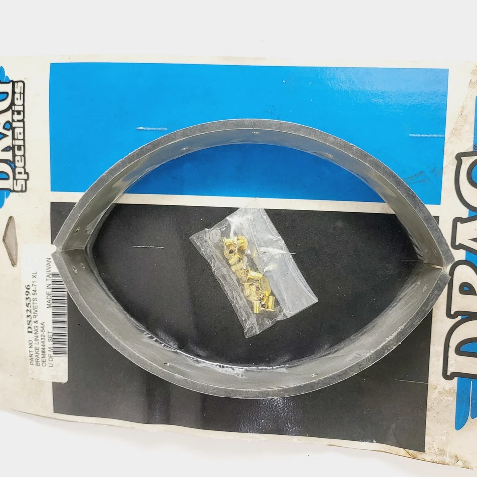 Drag Specialties Brake Shoes fits Harley Davidson 49-71 Big Twin 54-78 XL - Image 3 of 4