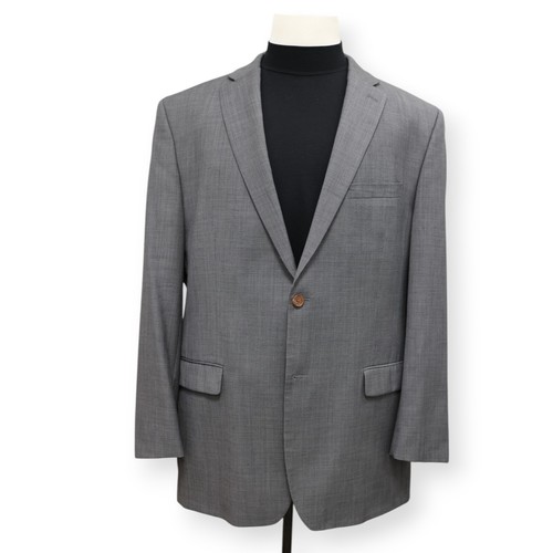 RALPH LAUREN mens WOOL gray grid SLIM FIT sport coat suit jacket blazer 48 L - Picture 2 of 15