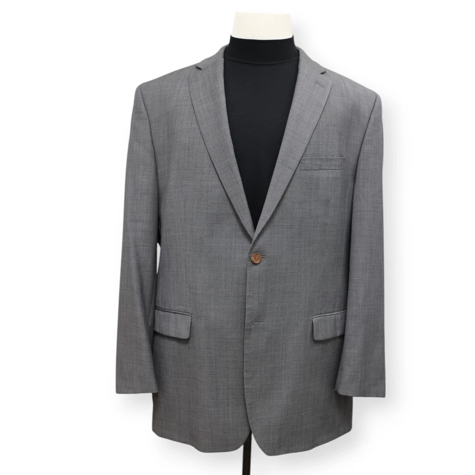 RALPH LAUREN мужской шерсти серый сетки SLIM FIT спортивное пальто костюм куртка blazer 48 L - Изображение 2 из 4