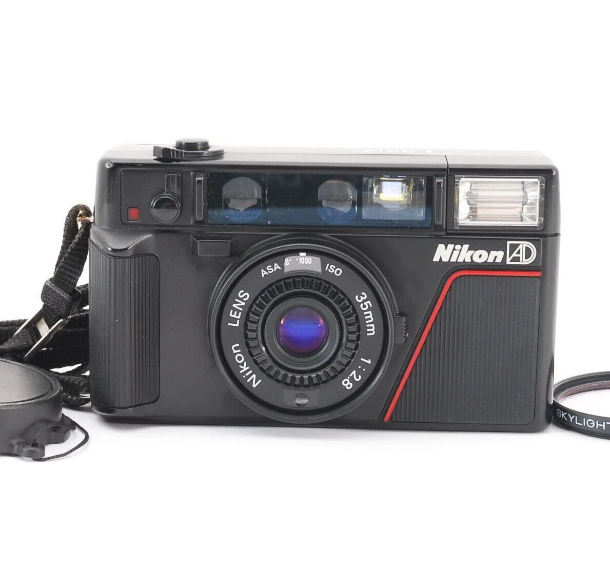 [Exc+++++] ISO1000 Nikon L35 AD 35mm f/2.8 Point & Shoot film Camera From  JAPAN