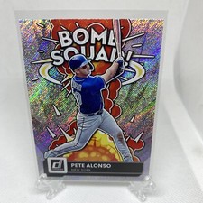 Pete Alonso 2022 Panini Donruss Rapture Bomb Squad BS-7 New York Mets