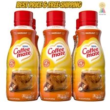 Coffee-Mate Coffee Creamer Hazelnut, 16 Ounce (Pack of 6)