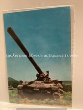 SEMOVENTE M107 CON CANNONE cartolina postcard CARRO ARMATO
