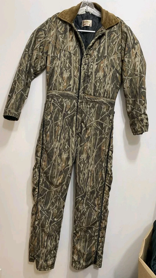 Mono Cabelas DE COLECCIÓN Talla Pequeña Reg Caza Pesca Mono Hombre’s Cepillo Camuflaje Foto 2 de 4