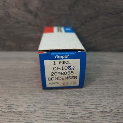 62 - 72 Condenser Set Single Point Distributor NOS Mopar 2098058 