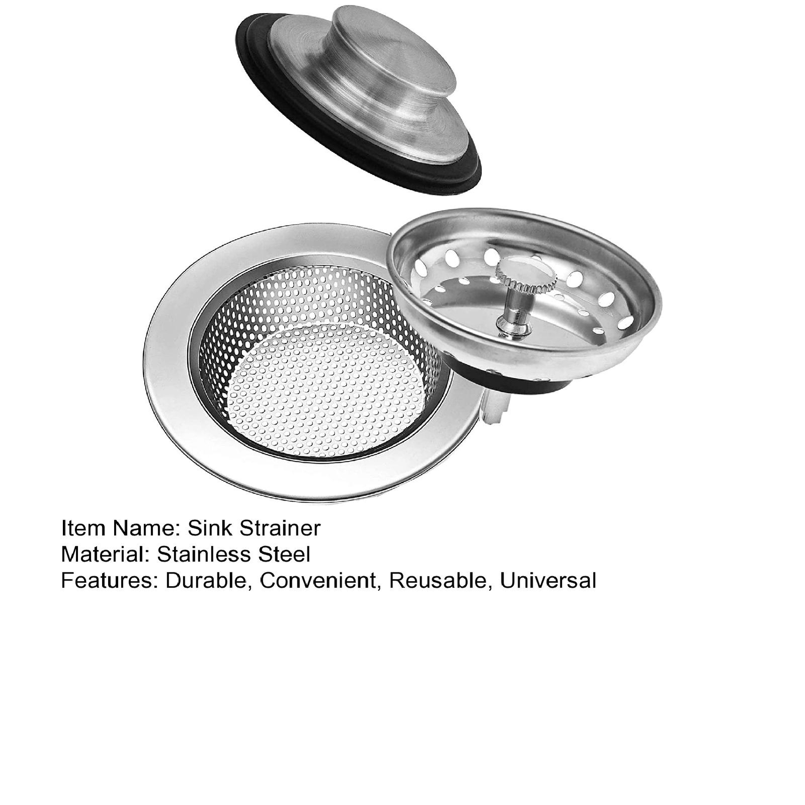 1 Set Drain Filter Convenient Filtering Kitchen Sink Drain Filter Easy