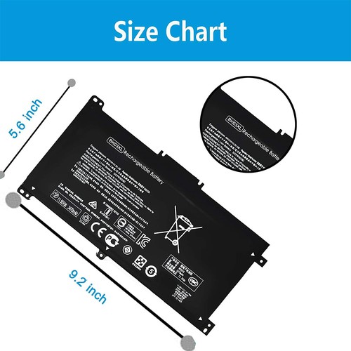 41.7Wh BK03XL Battery for HP Pavilion X360 14m-ba015dx 14m-ba114dx 14-ba253cl - Picture 3 of 6