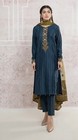 Maria B Original Sateen collecec Pakistani Indian Salwar Kameez Stitched Med New — photo 1