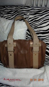 sac lancel marron