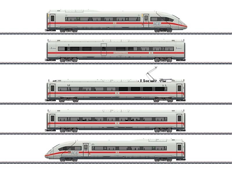 MARKLIN 39718 H0 Elettrotreno DB AG ICE 4 gruppo 412/812, ep VI (AC, sound)