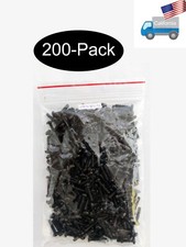 200-Pack: 12mm Long Black Oxide Steel CPU/GPU/IC Fan Heat-Sink Assembly Screws