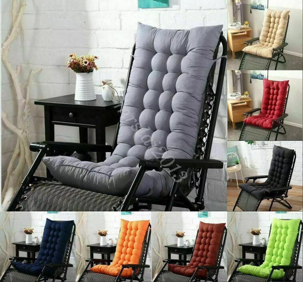 New Long Cushion Recliner Rocking Chair Cushion Thick Seat Cushion