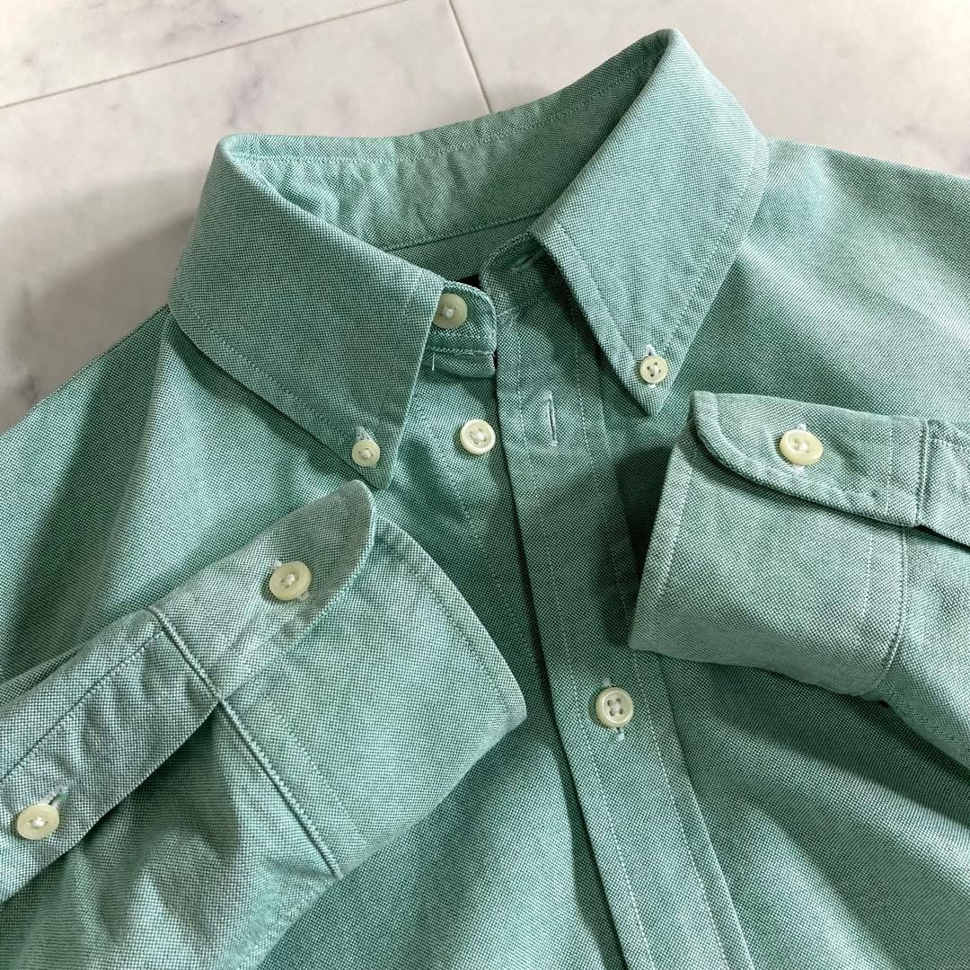 Ralph Lauren Oxford Shirt Button Down S Green Casual Japan image 6