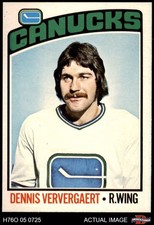 1976 O-Pee-Chee NHL #175 Dennis Ververgaert Canucks 7 - NM
