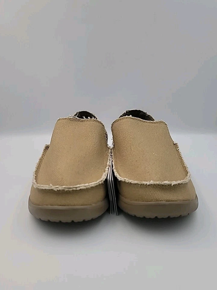 Zapatos sin cordones Crocs Santa Cruz para hombre mocasín tostado talla 9 cómodos informales nuevos sin caja tiene etiqueta Foto 3 de 4
