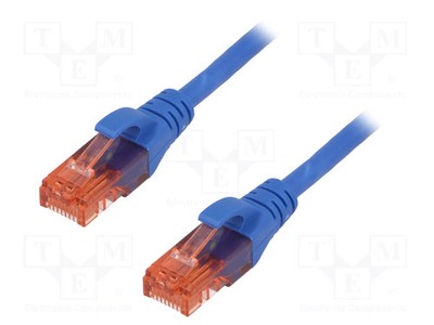 Patch cord PVC RJ45-Stecker,beiderseitig 6 Line CCA U/UTP