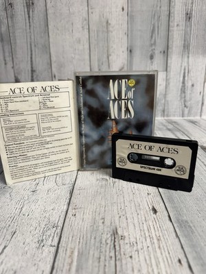 Ace of Aces US Gold Spectrum 48k Kassette mit Handbuch Vintage Retro Gaming