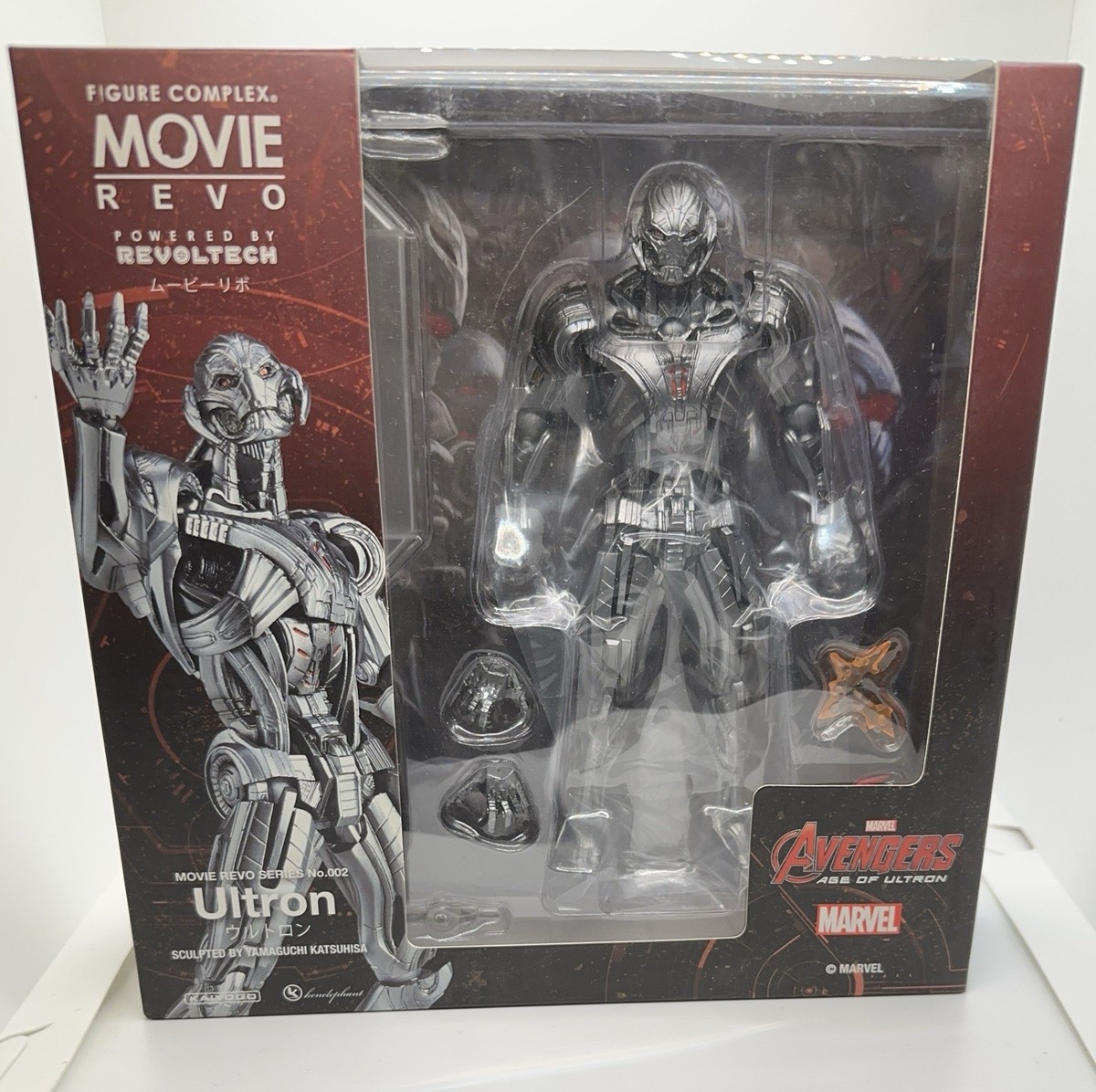 figure complex ムービー・リボ Ultron ウルトロン Figure Complex Movie Revo Ultron 170mm Revoltech Japan F/s