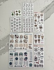 Planner Stickers, Sticker Pack, Daisychain Rebellion, Cutesy Frog, Errands LOT