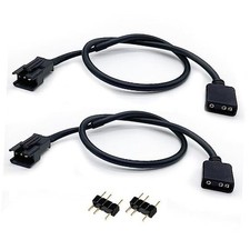 1-to-1 ARGB Extension Cable, 5V 3-pin to JST SM 3Pin Male Adapter 1-to-1 Male