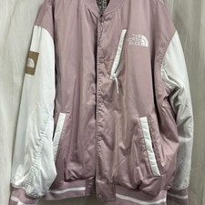 The North Face Pink Color Block Bomber Jacket M 95 Size