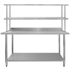 KuKoo Kukoo 6ft Catering Bench with Double Over-shelf