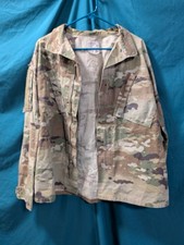 US Army OCP Scorpion W2 Camo ACU Jacket   Size M-R   Issued  Used