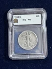 Walking Liberty Half Dollar 1934-S 50C Silver 90%, Business Strike, ICG F15