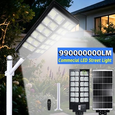Super XLarge 11000W Commercial Solar Street Light Dusk to Dawn parking lot light
