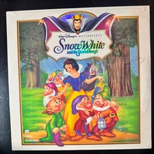 Snow White and the Seven Dwarfs Laserdisc LD - Walt Disney Masterpiece SEALED
