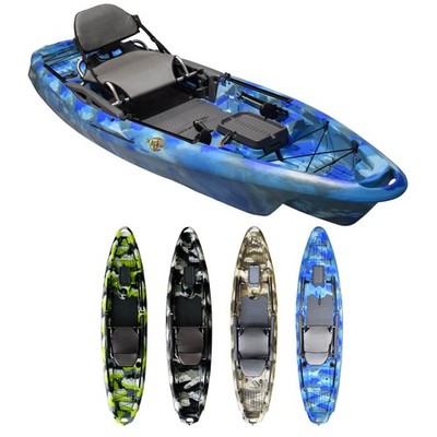 3Waters Angelkajak Big Fish 120 Sit on Top Kajak mit Rutenhalter 3,65m