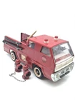 70s Tonka 13200 Red Pumper Fire Truck with Deck Gun, Ladder, Hose, Fire Hydrants