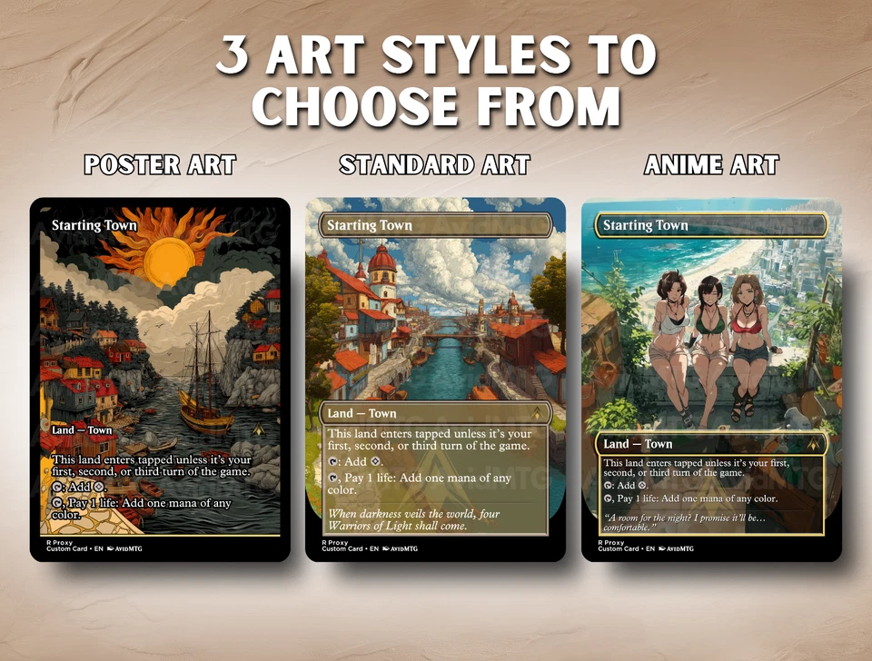 Starting Town - Custom Magic: The Gathering Card - Image 2 of 4