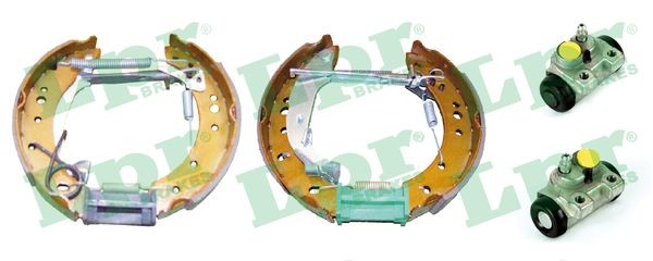 LPR Bremsbackensatz Bremsbacken Hinten FüR CitroëN C2 Jm_ C3 I Fc_ Fn_-image