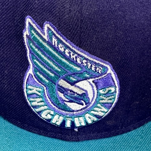 Rochester Knighthawks 7 1/8 New Era Fitted Hat National Lacrosse League Cap NLL - Picture 3 of 11