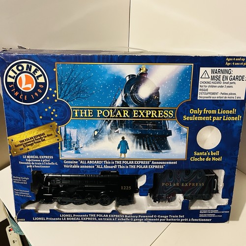 Juego de tren Lionel The Polar Express listo para funcionar a batería calibre G 7-11022 | Condition: Used
