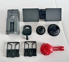 1987 Hasbro G.I. Joe Defiant Parts And Accessories Lot Seat Grille Thrusters