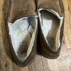 UGG Men's Suede Moccasin Slippers Chestnut Brown Fleece Lined Shoes Size 12 — photo 6