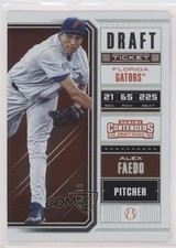 2018 Panini Contenders Draft Picks Ticket 49/99 Alex Faedo (No Ball Visible) 3s3