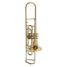 Bb Valve Trombone Brass Instrument with Mouthpiece Hard Carry Case.