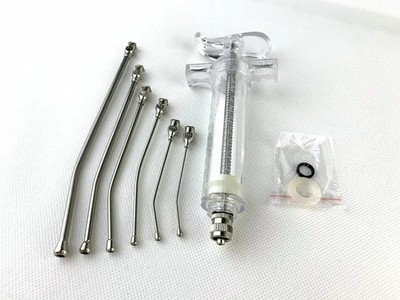 Parrots Macaws Hawks Hand Feeding Kit - 6Pc Curve Crop Needles & 1Pc Syringe