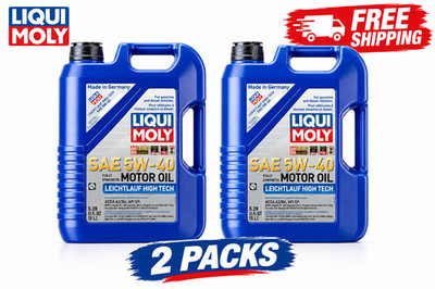 LIQUI MOLY 2332 Lecihtlauf High Tech SAE 5W-40 Full Synthetic Motor Oil 5 ltr