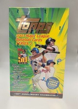 2001 Topps Series 2 Baseball Hobby Box Factory Sealed 36 packs- Ichiro RC Year
