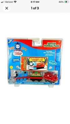 Thomas & Friends Die Cast Take Along THOMAS HOLIDAY SET SNOW GLOBE  - NOS Sealed
