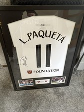 Signed Lucas Paqueta West Ham Shirt With COA