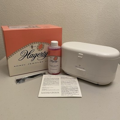 Hagerty Sonic Jewelry Cleaner 2 Speed Duel Compartment, Tested Works, New in Box
