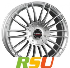 Borbet CW3 sterling silver 7.5x17" ET50 LK6 139.7 ML 92.2 Alufelgen 17 Zoll